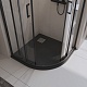 Душевой поддон BelBagno UNO, 90x90, черный матовый, TRAY-MR-UNO-R-90-550-35-NERO-CR - изображение 5