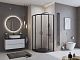 Душевой поддон BelBagno UNO, 90x90, черный матовый, TRAY-MR-UNO-R-90-550-35-NERO-CR - изображение 6