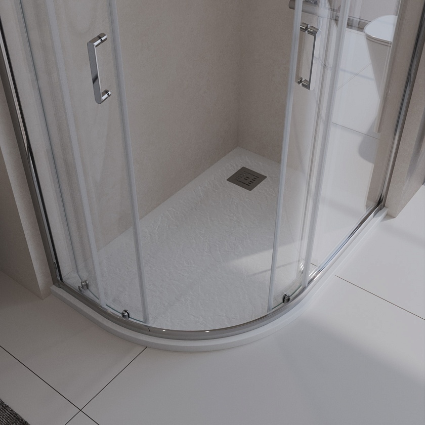 Душевой поддон BelBagno UNO, 120x80, L, TRAY-MR-UNO-RH-120/80-550-35-W-L-CR
