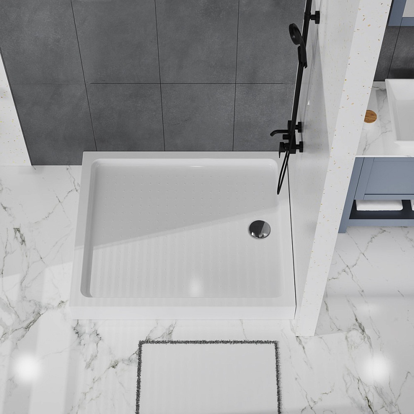 Душевой поддон BelBagno UNO, 120x100, TRAY-BB-AH-120/100-15-W