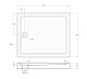 Душевой поддон BelBagno UNO, 120x100, TRAY-BB-AH-120/100-15-W - изображение 5