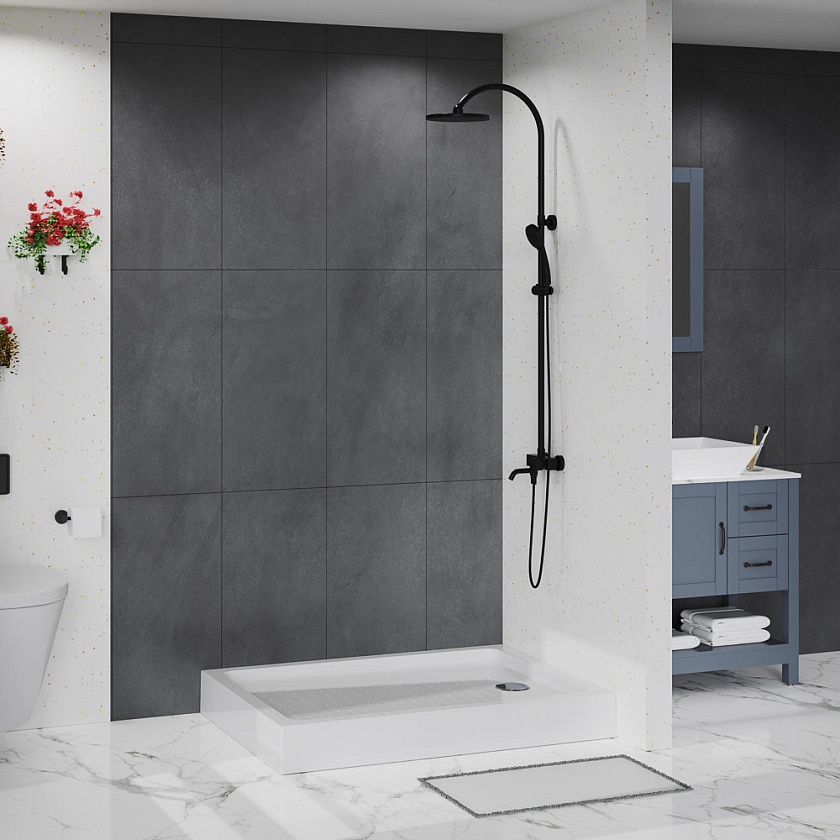 Душевой поддон BelBagno UNO, 120x90, TRAY-BB-AH-120/90-15-W