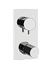 Встраиваемый смеситель для душа Remer Rubinetterie Edge, хром EG594
