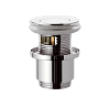 Донный клапан с переливом 1”1/4 Remer Rubinetterie, хром, 906CC2114