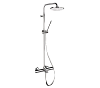 Душевая система термостатическая с изливом Remer Rubinetterie Elegance, хром, EQ34A7MDMD20