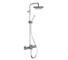 Душевая система термостатическая с изливом Remer Rubinetterie Elegance, хром, EQ34A7SDSD20