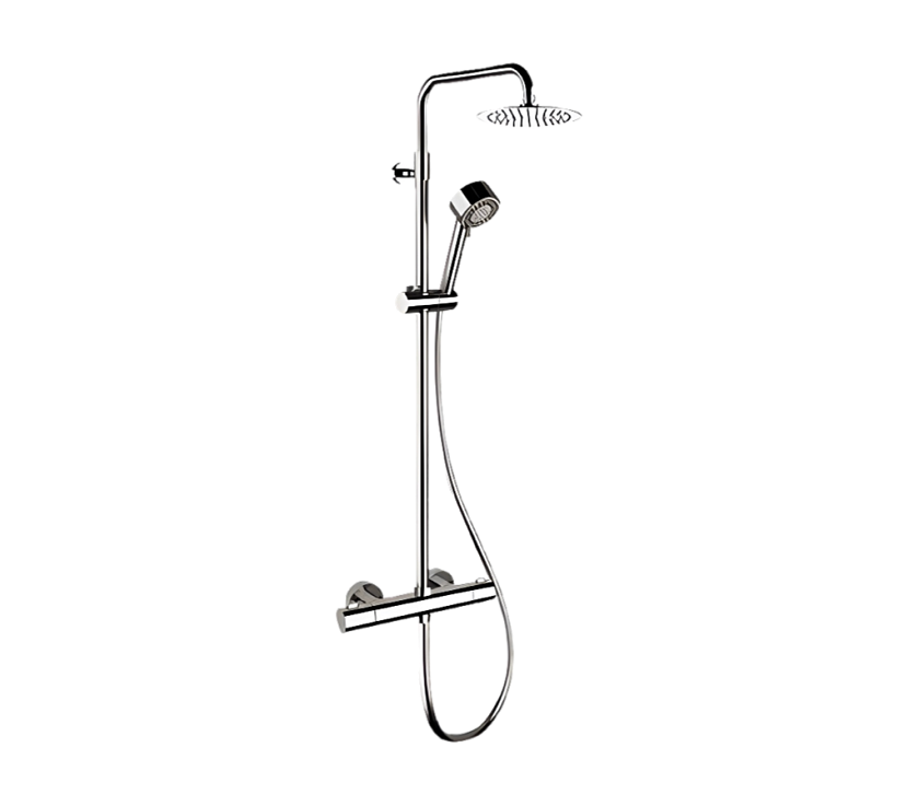 Душевая система Remer Rubinetterie Elegance, хром, EQ32XUFM25