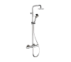 Душевая система Remer Rubinetterie Elegance, хром, EQ32AUFM20