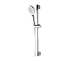 Душевая стойка с ручным душем и шлангом Remer Rubinetterie, хром, 315L318MP