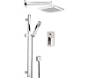 Душевой комплект Remer Rubinetterie Absolute, хром, AU09S01O20