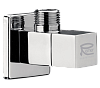 Запорный вентиль 1/2*10 Remer Rubinetterie, хром, 128S1210