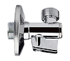 Запорный вентиль с фильтром 1/2*1/2 Remer Rubinetterie, хром, 127A1212