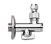 Запорный вентиль с фильтром 1/2*10 Remer Rubinetterie, хром, 123SN1210