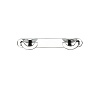 Крючок двойной Remer Rubinetterie, хром, RB312CR