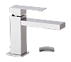 Смеситель для раковины Remer Rubinetterie Q-Design, хром, QD10