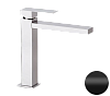 Смеситель для раковины Remer Rubinetterie Q-Design, черный матовый, QD11LNO