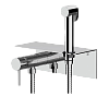 Встраиваемый смеситель с гигиеническим душем Remer Rubinetterie X Style, хром, X65C25TW