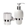 Стакан для зубных щеток Remer Rubinetterie Minimal INOX, нержавеющая сталь, Mi18INOXCR