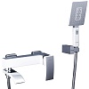Смеситель для ванны Gappo G07-8, черный/хром, G3207-8