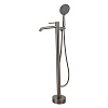 Напольный смеситель для ванны Gappo G06-9, оружейная сталь, G3006-9
