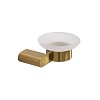 Мыльница Cezares Stylus, брашированное золото, STYLUS-SODS-BORO