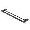 Полотенцедержатель прямоугольный Cezares Stylus, черный матовый, STYLUS-THD-60-NOP