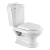 Унитаз с сиденьем Cezares King Palace, напольный, CZR-237-T+CZR-163-T+CZR-FIX-FLR-Cr+CZR-6045-SC