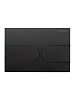 Кнопка смыва BelBagno, черный матовый, BB-11-NERO.M