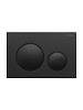 Кнопка смыва BelBagno, черный матовый, BB-17C-NERO.M
