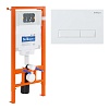 Инсталляция для унитаза с кнопкой BelBagno, белый, BB002-80/BB009-MR-BIANCO