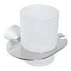 Стакан для зубных щеток Gappo G309, белый / белый/хром / хром, G30906-8