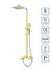 Душевая система BelBagno Luce, золото, LUC-VSCM-ORO