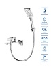 Смеситель для ванны BelBagno Luce, хром, LUC-VASM-CRM