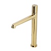 Высокий смеситель для раковины BelBagno Uno, золото, UNO-LMC-ORO-W0