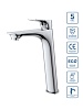 Высокий смеситель для раковины BelBagno Marino, хром, MARINO-LMC-CRM-W0