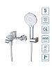 Смеситель для ванны BelBagno Aurora, хром, AURORA-VASM-CRM