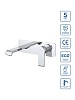 Встраиваемый смеситель для раковины BelBagno Aurora, хром, AURORA-BLVM-CRM-W0