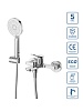Смеситель для ванны BelBagno Unique, хром, UNIQUE-VASM-CRM