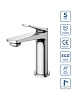 Смеситель для раковины BelBagno Unique, хром, UNIQUE-LVM-CRM-W0