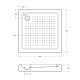 Душевой поддон Cezares TRAY-A-A, 90x90, TRAY-A-A-90-15-W0 - изображение 2