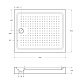 Душевой поддон Cezares TRAY-A-AH, 110x90, TRAY-A-AH-110/90-15-W - изображение 3
