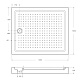 Душевой поддон Cezares TRAY-A-AH, 120x100, TRAY-A-AH-120/100-15-W - изображение 3