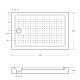 Душевой поддон Cezares TRAY-A-AH, 120x80, TRAY-A-AH-120/80-15-W0 - изображение 2