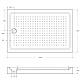 Душевой поддон Cezares TRAY-A-AH, 140x90, TRAY-A-AH-140/90-15-W - изображение 3
