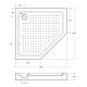 Душевой поддон Cezares TRAY-A-P, 100x100, TRAY-A-P-100-15-W - изображение 3