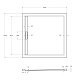 Душевой поддон Cezares TRAY-AS-A, 100x100, чёрный матовый, TRAY-AS-A-100-30-NERO - изображение 15