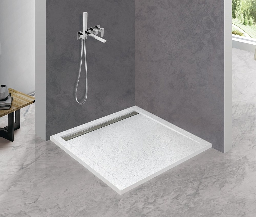 Душевой поддон Cezares TRAY-AS-A, 100x100, белый, TRAY-AS-A-100-30-W