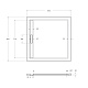 Душевой поддон Cezares TRAY-AS-A, 90x90, чёрный матовый, TRAY-AS-A-90-30-NERO - изображение 15