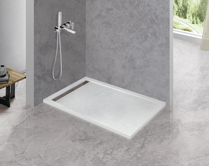 Душевой поддон Cezares TRAY-AS-AH, 100x80, белый, TRAY-AS-AH-100/80-30-W