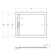 Душевой поддон Cezares TRAY-AS-AH, 100x80, белый, TRAY-AS-AH-100/80-30-W - изображение 3